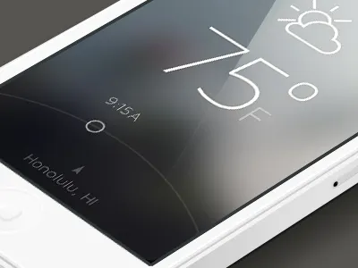 Forecast app blur cloudy degree forecast icon ios7 sunny temp temperature warm weather