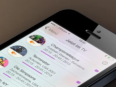 TV-Guide ios 7 ios7 tv guide