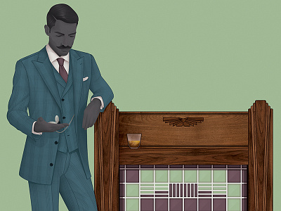 Father's Day - Harrods illustration