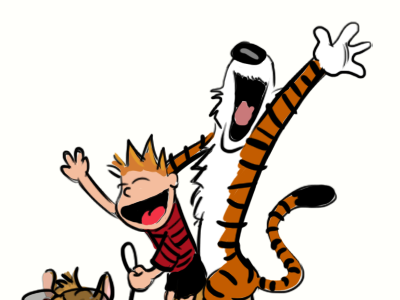 Calvin and Hobbes ride a camel calvin and hobbes illustration photoshop wacom bamboo