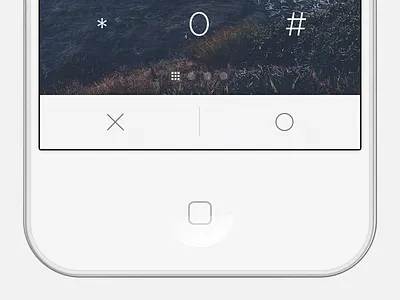 iOS Simple Chrome chrome contextual buttons dialer flcl foolycooly ios ios7 minimal ocean phone webos