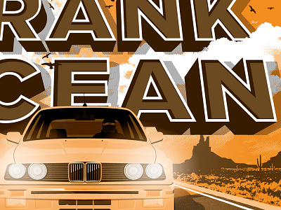 Rebound 2 colors before frank frank ocean press print printing rebound screenprint seperations