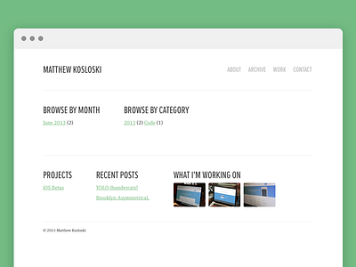 Archive blog css html javascript php web design wordpress