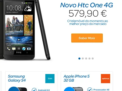 Online Store blue cellphone flat clean ecommerce interface store ui website