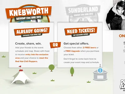 RHCP - Campaign Site campaign design illustration rhcp web