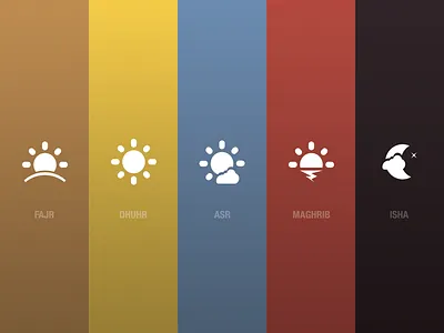 Salah Times Icon glyphs icon islamic weather