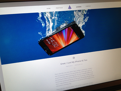 Blog Post blog blog post clean interface phone post text type ui ux words