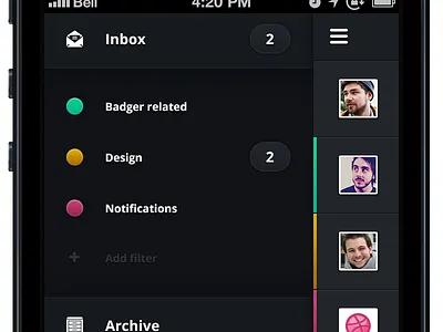iOS Email App app email filters ios