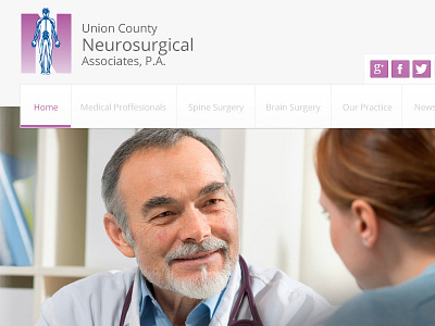 Medical Website brain surgery medical medical website medicine neurosurgery spine surgery web design