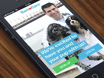 iOs Design - App Welcome interface ios iphone