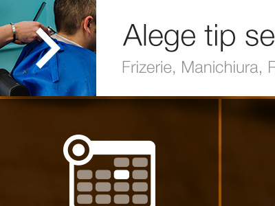 Barbershop App Design barbershop date form select time