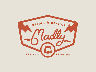 2nd Reject badge brand crest florida logo mark retro seal type vintage