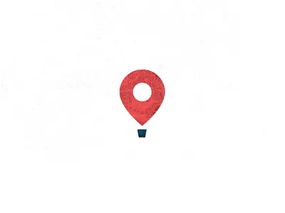 Hot Air Balloon air balloon hot map marker simple travel visa