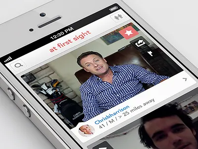 At First Sight at first sight ios ui
