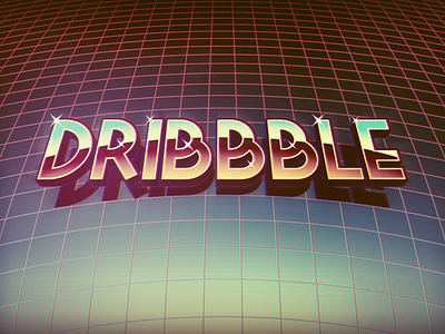 Dribbble Retro game grid old retro school wallpaper