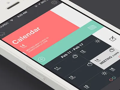 Task Update calendar climacons design flat ios7 iphone iphone5 notes organize