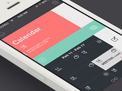 Task Update calendar climacons design flat ios7 iphone iphone5 notes organize