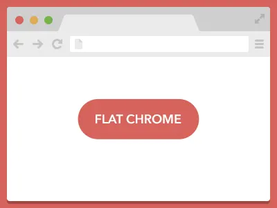 Flat Chrome browser chrome download flat freebie psd ui vector