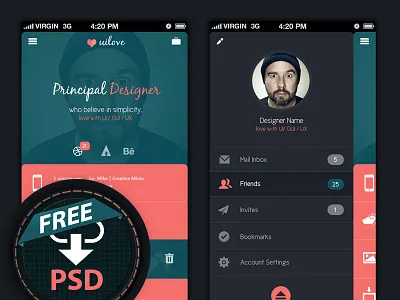 UI Design app design clean ui flat ui free mobile ui free psd freebie india metro ui mobile app design ui design