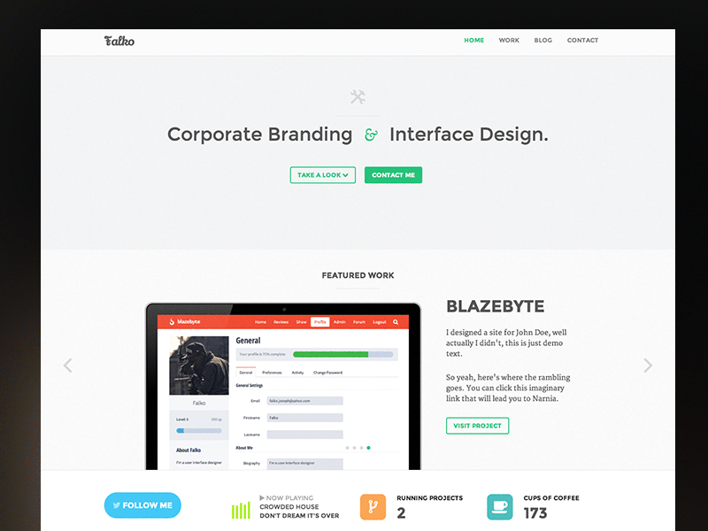 Portfolio 2013: Closer Look design icons macbook portfolio ui web website