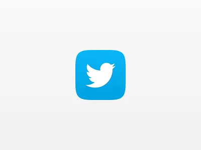 iOS 7 Twitter Icon icon ios ios 7 sketch sketch app sketch resource template twitter vector