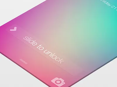 iOS7 Lockscreen 7 ios lockscreen retina