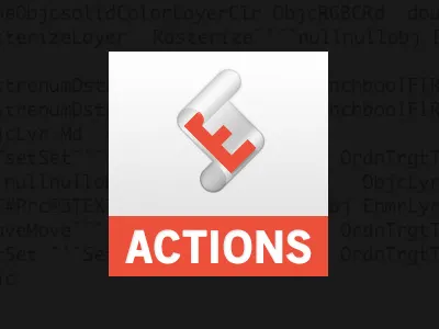 Envoy Action #1: Save for iOS action free freebie fribbble giveaway ios jsx photoshop script