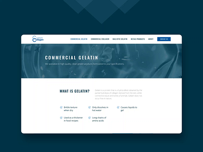 Custom Collagen :: Product Category Page blog diamond diamonds ui web design