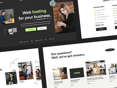 Host web home page interaction animation best web design dribbble design home page interaction landing landing page landing page design motion motion design project top web design dribbble ui user experience user interface ux web web design