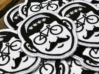 Mr. Farthing Badge bicycle bike chicago cycling fixed gear patch