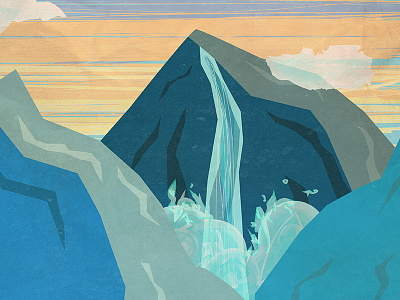 Cerulean City Travel Poster illustration pokemon poster textures travel poster