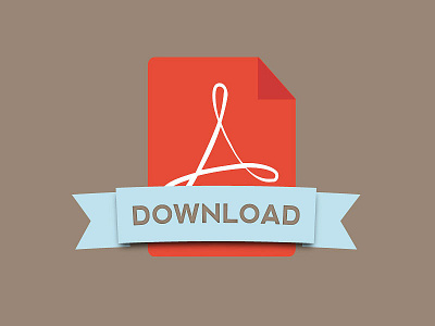 PDF Icon for UI | Download Ai download download icon freebie gui icon pdf ui