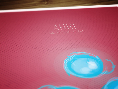 League of Legends Poster: Ahri. ahri gaming league of legends lol poster