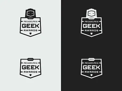 Logo Update branding geek awards logo philadelphia robot
