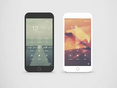 Custom Lockscreen android icons lockscreen