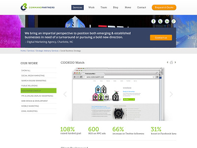 CP Case Studies Inner Page case studies marketing company portfolio redesign responsive slider ui design user friendly website