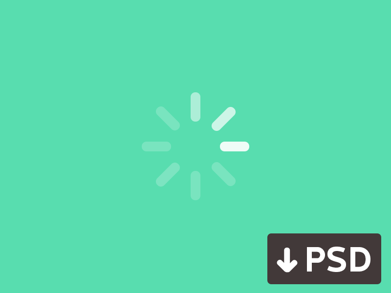 Example of Loader Spinner - Free Download