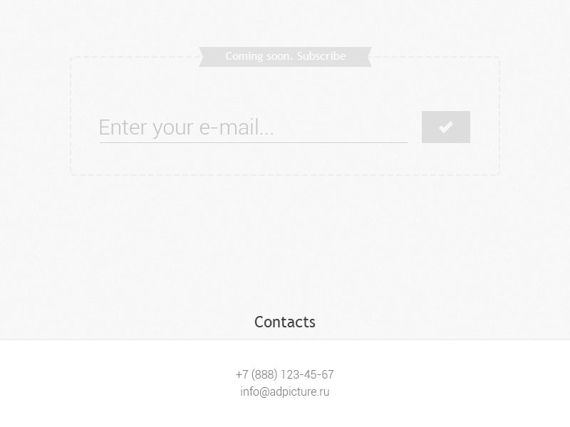 Coming Soon Page animation coming contact mail minimal page soon subscribe ui