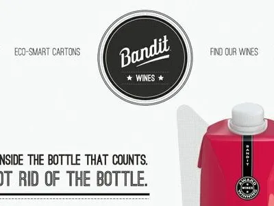 Bandit Wines decorative retro wine