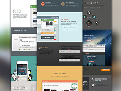 New Litmus.com Landing Page flat homepage landing page litmus litmus.com marketing redesign ui web app web page website