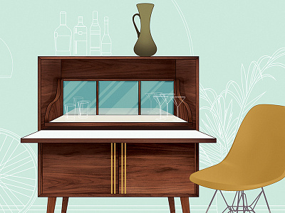 Home Bar illustration