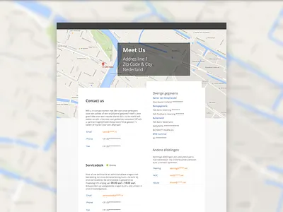 Contact Page contact page contacts info map numbers phone ui