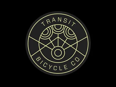 Transit Bicycle Company Logo 02 bikes dallas evil frame geometric seal texas transit