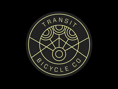 Transit Bicycle Company Logo 02 bikes dallas evil frame geometric seal texas transit