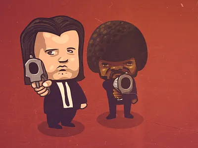 Pulp Fiction illustration pulp fiction vector