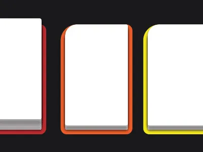 Stacks Concept design element layer effects shadows simple stacks ui