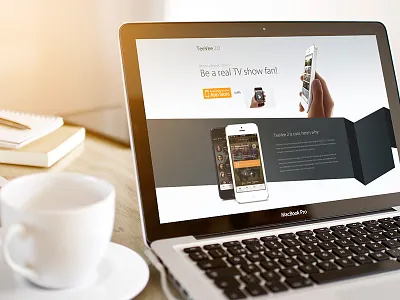 TeeVee 2 website app apple ios iphone teevee website