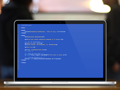 Hackathon landing page code code editor css editor hackathon html landing page