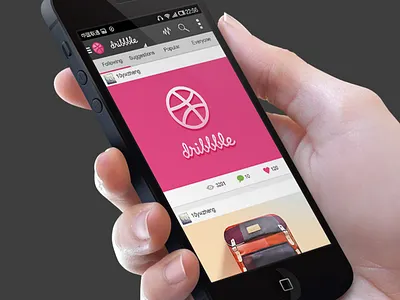 Dribbble For Android_1 android app dribbble ui