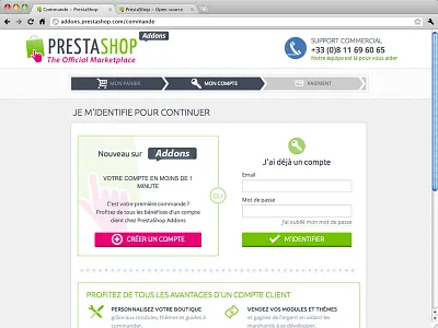 New Prestashop Addons - Official Marketplace addons checkout design ecommerce marketplace prestashop ux virtual good